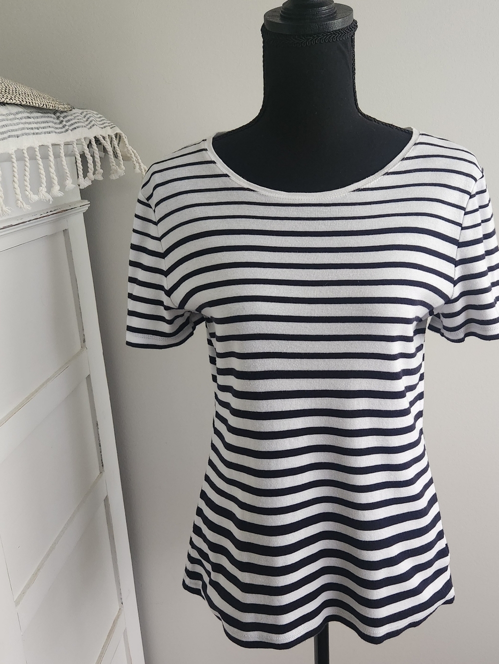 TALBOTS STRIPED TEE - Picture 2 of 5